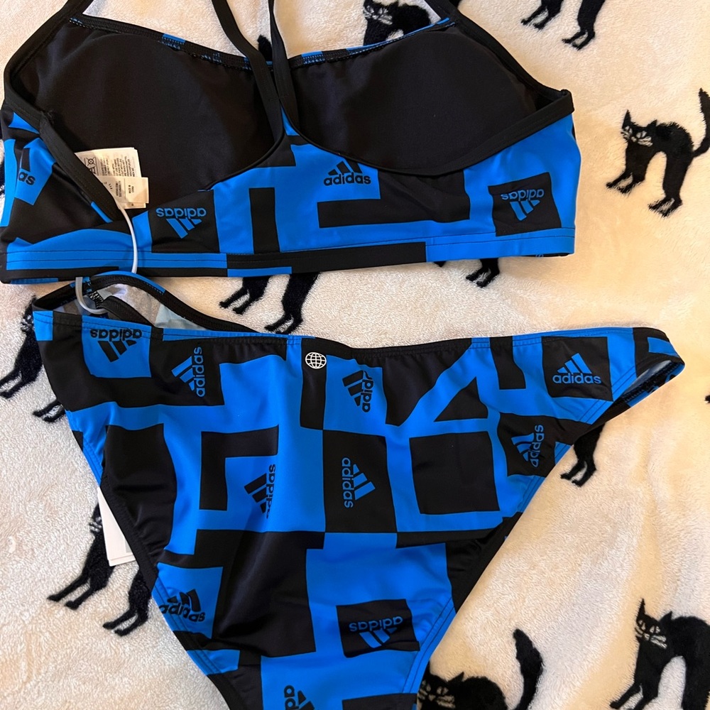 NWT Women's swimsuit adidas Bikini Logo Graphics size (MEDIUM) - Picture 4 of 6